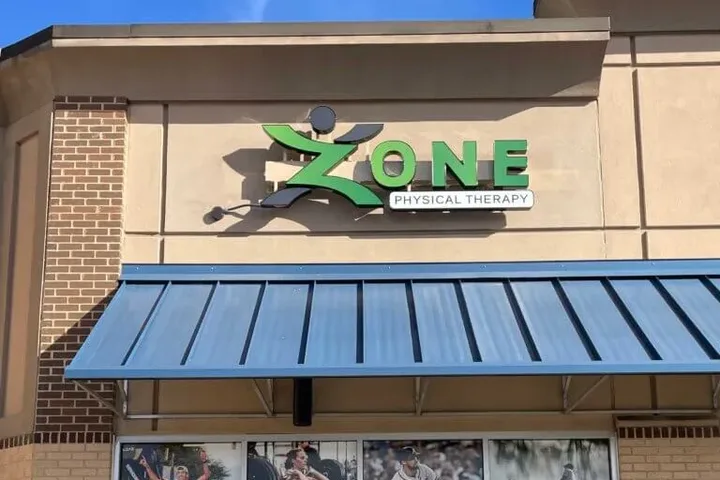 The Zone Physical Therapy storefront on South Highway 14 in Greer, SC