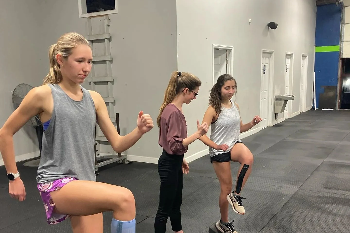 Hands-on coaching during a training session at Zone Physical Therapy in Greer, SC